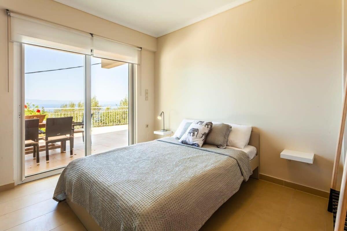 Aigli Fully Equipped Getaway - Seaview Lux Retreat Villa Kalamata Exteriör bild