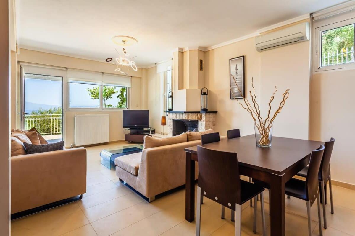 Aigli Fully Equipped Getaway - Seaview Lux Retreat Villa Kalamata Exteriör bild