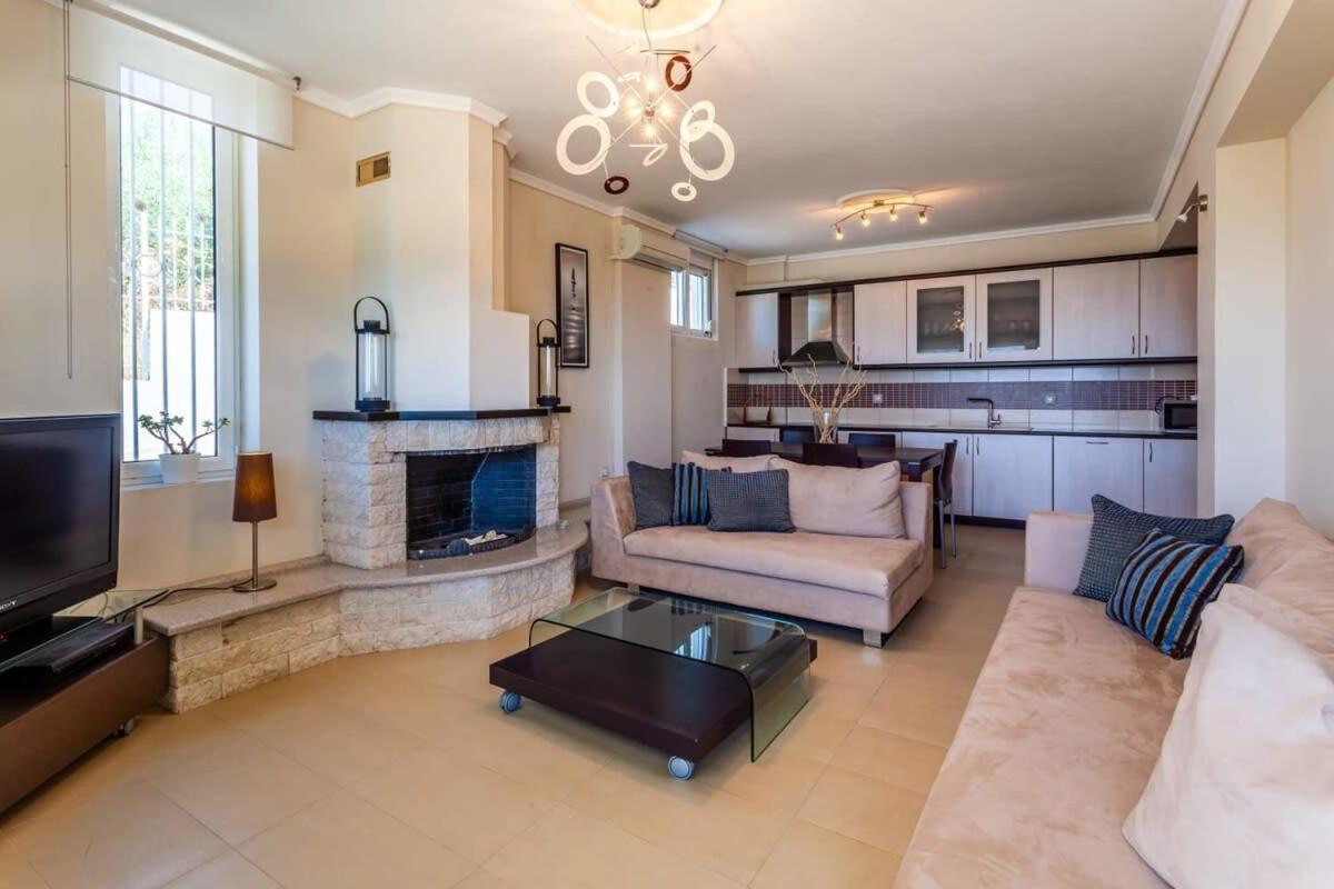 Aigli Fully Equipped Getaway - Seaview Lux Retreat Villa Kalamata Exteriör bild