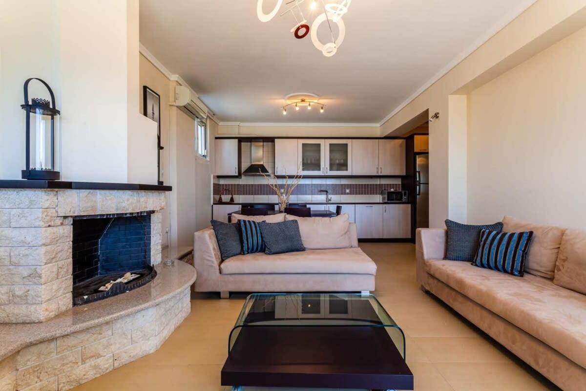 Aigli Fully Equipped Getaway - Seaview Lux Retreat Villa Kalamata Exteriör bild